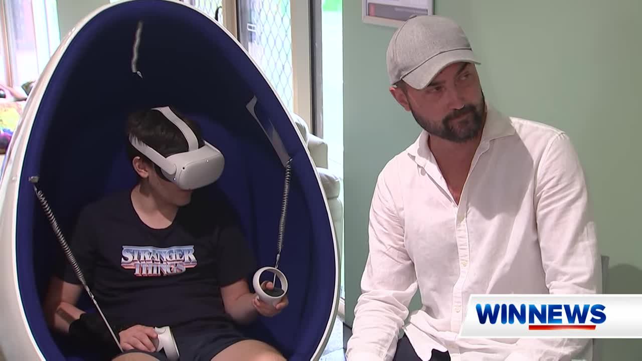 WIN News: VR therapy pod at Ronald McDonald House Charities North Australia